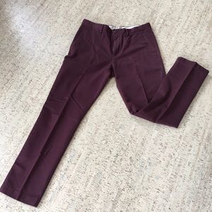 J. Crew Broken In - 33W x 32L - Color - Maroon/Purple